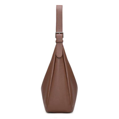 Montana West Hobo Bag Purse for Women Slouchy Casual Shoulder Handbags Purses Soft Vegan Leather Purse Tote Bag Everyday Work Ladies Coffee MWC-614CF
