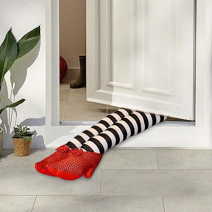 Bothyi Wicked Witch Legs Prop Halloween Decorations Craft Novelty Haunted House Decoration Witch Legs Witch Prop for Garden Halloween Outdoor Porch