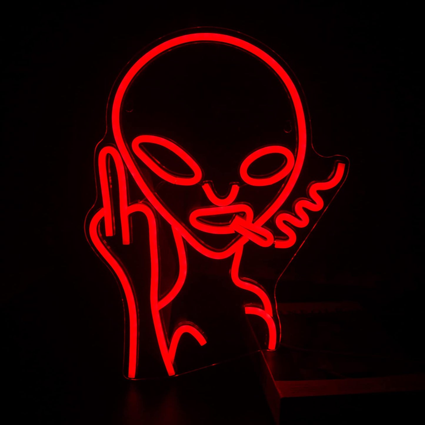 LUCUNSTAR UFO Neon Sign For Room,Alien Spaceship Dimmable LED Neon Light, Space Neon Signs for Wall Decor, Blue UFO Neon Light up Sign for Bedroom Game Room Wall Decor,Ufo Lovers