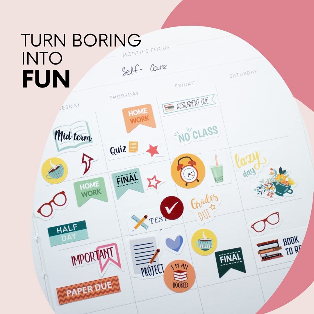 Lamare Planner Stickers for Students and College Stickers for Journaling