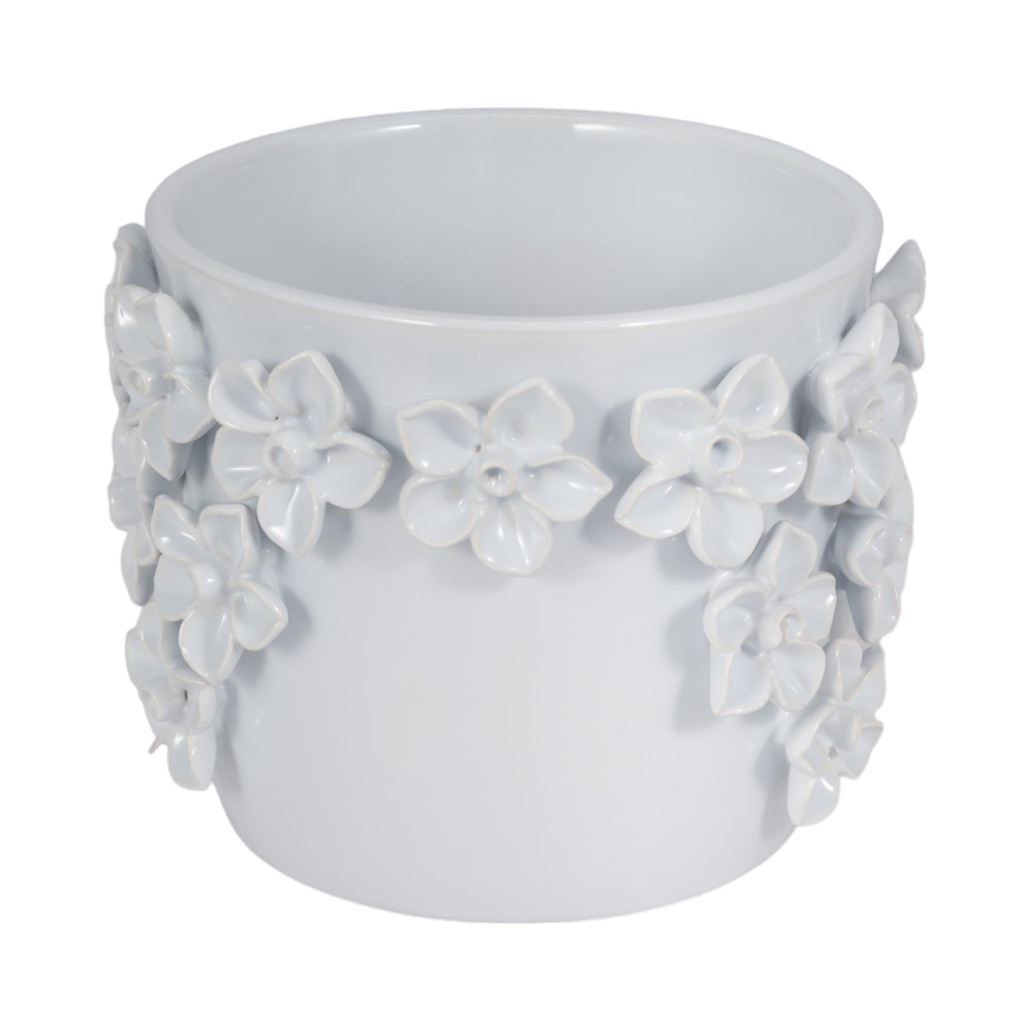 Sagebrook Home Ceramic Planter - Elevate Your Space with Elegant Greenery Decor