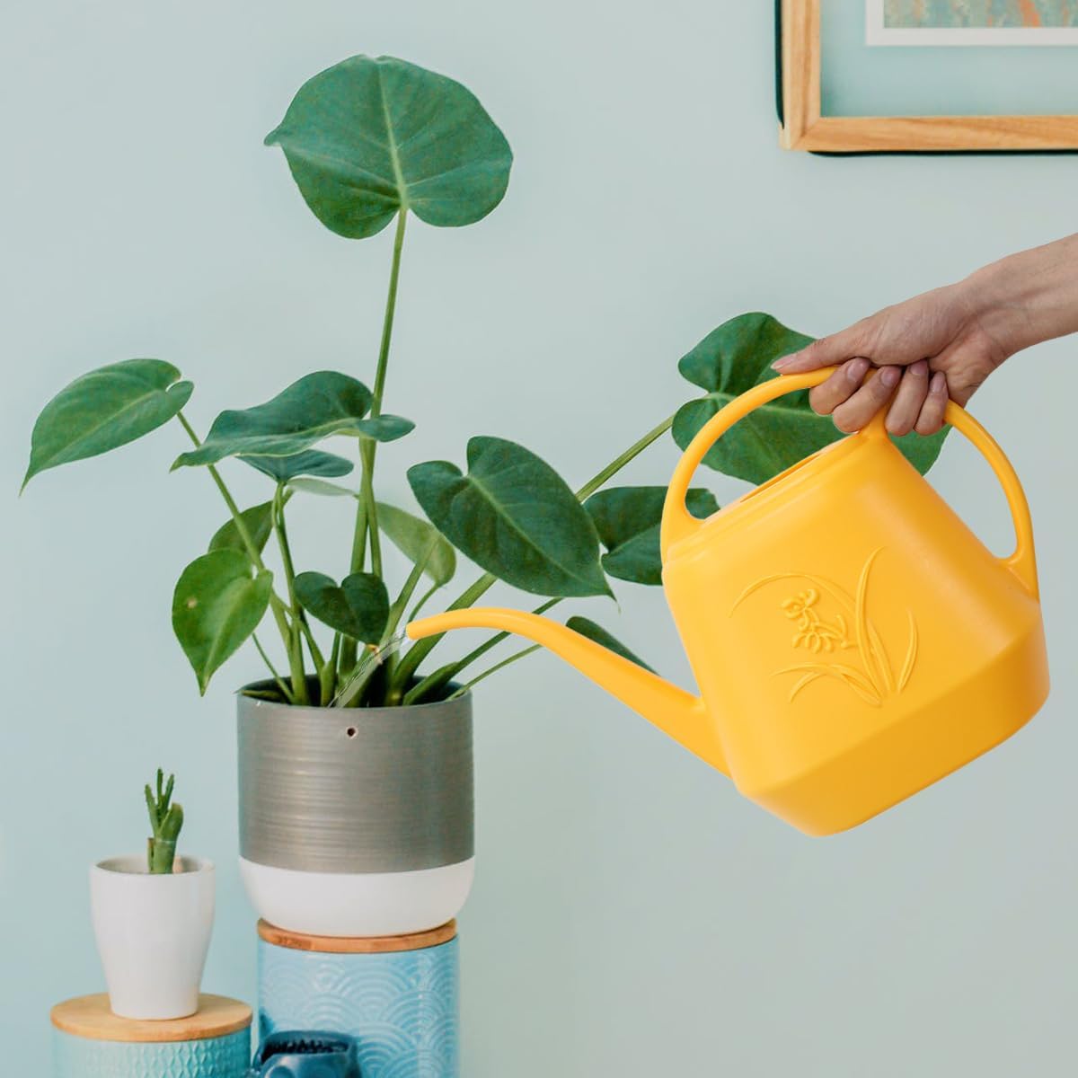 VKPLITE Plant Watering Can - 1/2 Gallon - Orange