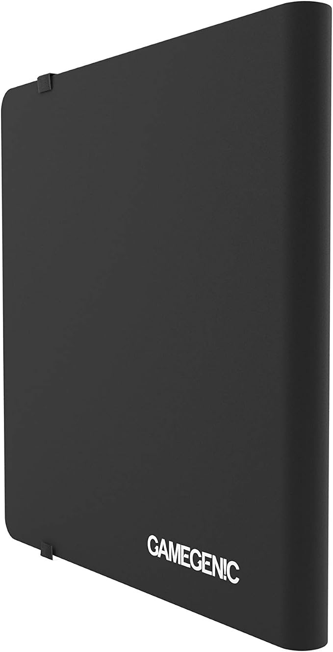 Gamegenic Casual Album 24-Pocket, Black, 480 Card Capacity, Polypropylene Material