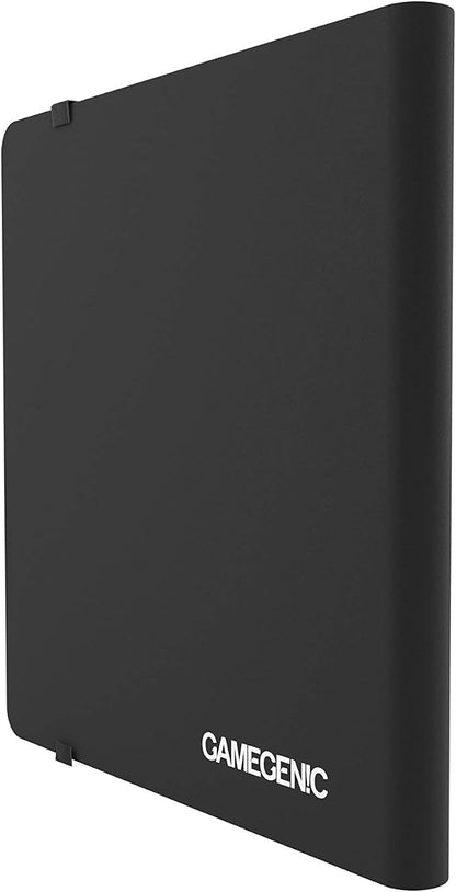 Gamegenic Casual Album 24-Pocket, Black, 480 Card Capacity, Polypropylene Material