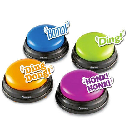 Learning Resources Answer Buzzers Classpack, Classroom Tools and Games, Teacher supplies, Batteries Included, Set of 12, Ages 3+ (Product is not recordable)