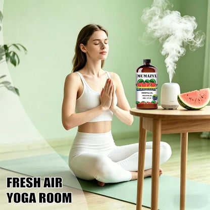 Watermelon Essential Oil, Watermelon Oil 16 Fl Oz 480ML for Diffuser Humidifier Yoga Cleaning DIY Candle Soap Making MUMAZYL Essential Oils