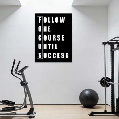 Inspirational Canvas Wall Art Motivational Poster Print for Home Positive Quotes Wall Decor Modern Inspiring Picture Painting Artwork for Bedroom Gym Office Stretched and Framed [18''W x 24''H]