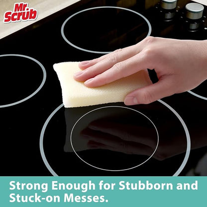 Sponges Kitchen Scrub Dish Sponge Scouring Pad, 6 Pack Cleaning Brush Dishwasher Soap Supplies, Dishwashing Dinnerware Towels Sink Pan Pot Cloth Rags Holder Bathroom Bathtub (Multi Color)