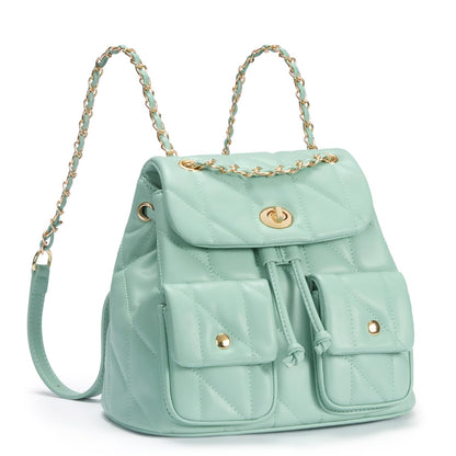 CLUCI Crossbody Bag for Women PU Leather Shoulder Bag, Convertible Small Tabby Backpack Purse for Travel