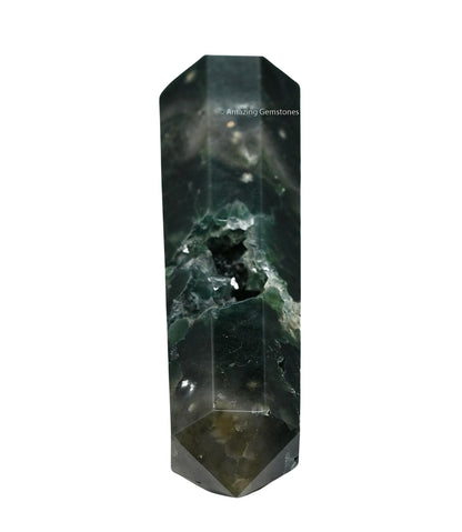 Amazing Gemstone Ocean Jasper Crystal Towers ~ Natural Healing Crystal Point Obelisk for Reiki Healing and Crystal Grid (3" to 4" INCH)
