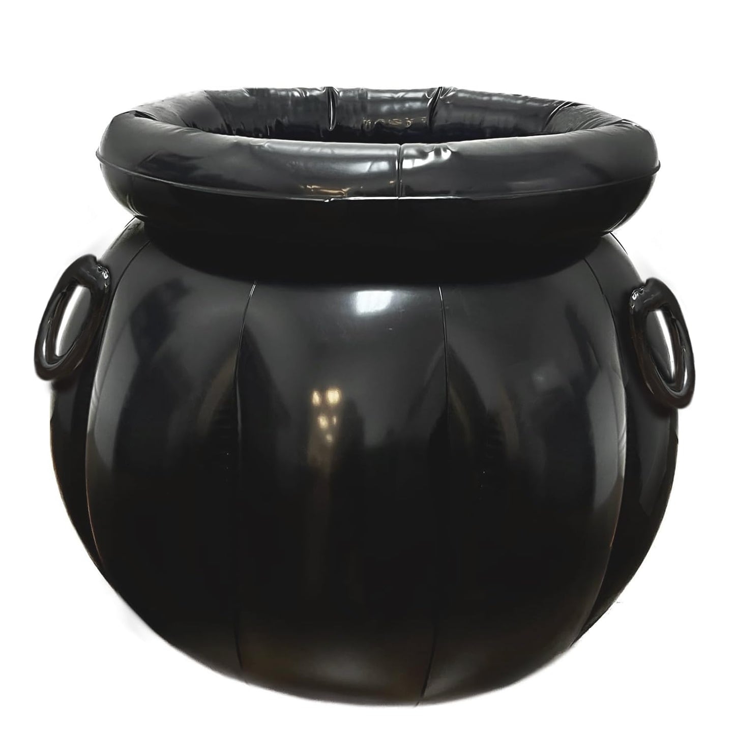 GIFTEXPRESS 22x18 Inch Large Inflatable Halloween Cauldron Drink Cooler, St Patrick Pot of Gold, Beverage Holder, Candy Kettle, Witch's Cauldron, Party Decoration