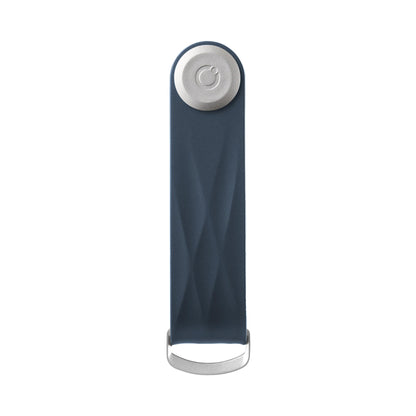 Orbitkey Active Key Organizer Lite – Durable Holder with Elastic Polymer Band, Carabiner Ring & Secure Locking Mechanism – Slim Pocket-Friendly Keychain for Everyday Carry & Travel (Midnight Blue)