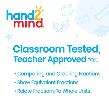 hand2mind Plastic Connecting Fraction Circles, Fraction Manipulatives, Unit Fraction, Rainbow Circle Math Manipulatives, Fraction Games, Montessori Math, Homeschool Supplies (Set of 5)