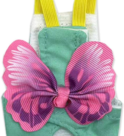 Bird Diaper Harness Flight Suit Clothes, Parrot Flight Suit with Leash for Parrot, Bird Flying Clothes for Outdoor Activities Training (Without Leash,S)