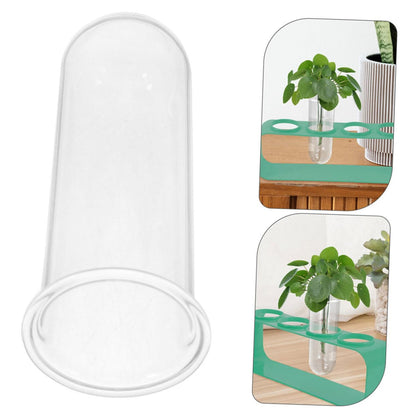 BESPORTBLE 5pcs Glass Test Tube Vases Set Hydroponic Plant Vase for Balcony Flower Preservation Plant Terrarium Indoor Planter