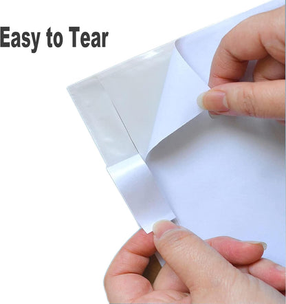 500 Pcs 6x9 Shipping Envelopes, Packing List Mailing Envelopes Clear Adhesive Shipping label sleeves Shipping Supplies for Small Businesses