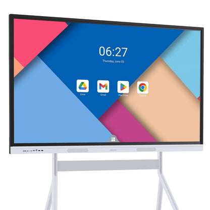 NEWORK 55 Inch 4K Smart Board - Google EDLA-Certified Interactive Whiteboard, Android 14 OS, 50-Point Touch, Wireless Casting - Digital Whiteboard for Classrooms & Hybrid Offices (Board Only)