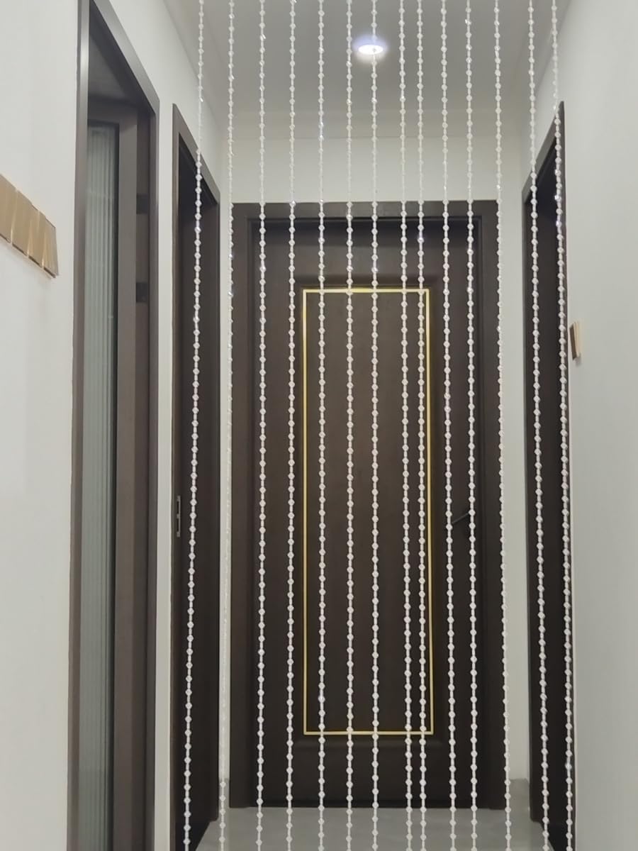 ave split Beaded Curtain Doorways Acrylic Hanging Door Beads String Curtains Tassel Room Divider Screen Decor for Doorway Window Living Room Wedding 046j (100x185cm/39x72.8inch)