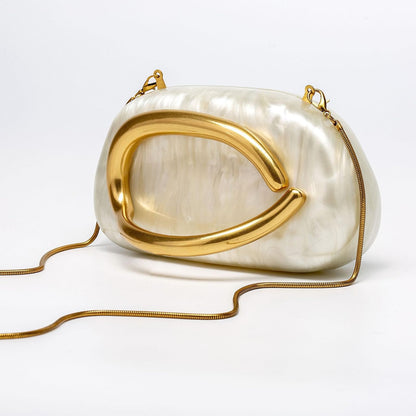 Versatile Clutch Purses for Women with Detachable Chain Pu Leather Handbags Evening Bag Designer Purses Elegant Vintage Gold Clasp Box Bag – Shoulder, Crossbody & Clutch Purse For Wedding Party Prom