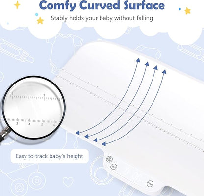 HONEY JOY Baby Scale, Pet Scale, 66lb Digital Infant Scale with Hold Function, Weight and Height Track, Multi-Function Toddler Scale, Accurate Baby Weighing Scale for Newborn&Cat&Dog, kg/lb/oz