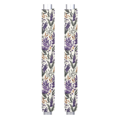 Pardick Refrigerator Door Handle Covers Set of 2, Lavender Fridge Handle Covers Appliance Handle Covers Protector for Microwave Oven Stove Dishwasher, Keep Your Kitchen Appliance Clean