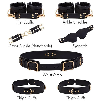 Women Belts Punk Thigh Harness Leather Waist Chain Goth Belt Leg Garter for Party Nightclub Accessoires(Red)