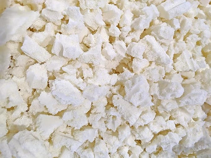 Dogbed4less Organic Shredded Latex Foam 20lbs, White, 22" x 22" x 24", Made in USA