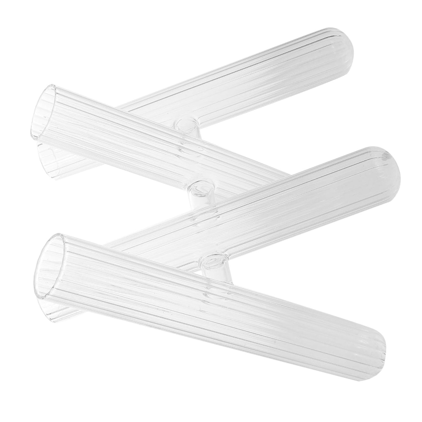 Toyvian Glass Test Tube Flower Holder Hydroponic for Plant Terrariums Desktop Decor and Window Display