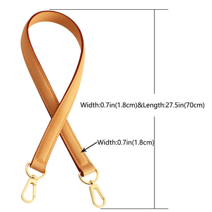 STBL Genuine Vachetta Leather Replacement Straps Purse Shoulder Short Strap Conversion kit for Graceful Tote Soft Speedy Alma and Dauphine & DIY Leather Purse Strap ﻿ (Beeswax)