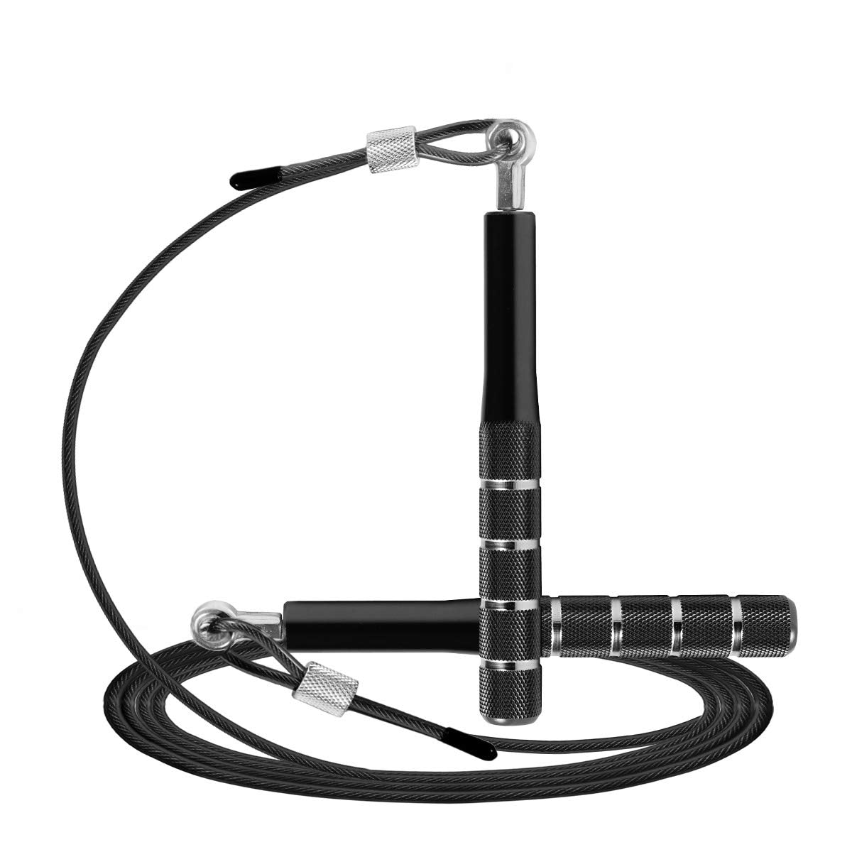 Jump Rope, Wastou Speed Jumping Rope for Training Fitness Exercise, Adjustable Adults Workout Skipping Rope for Men, Women, Kids, Girls