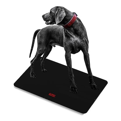 SIKE Medium-Large Breed Veterinary Scale, Dog Scale (±10g) Accuracy, Red LED, 32 x 20 inch Tempered Glass Platform with Anti Slip Sticker, Digital Pet Scales