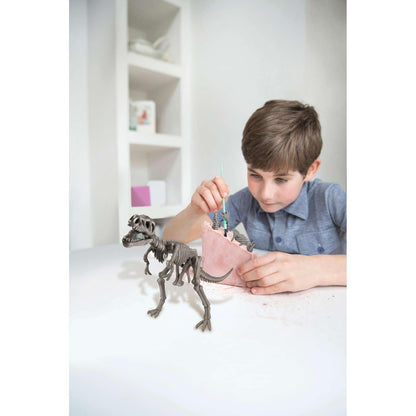 4M | STEAM Dinosaur World Exploration| Hands-On Science Kit with Dinosaur Figures & Fossil Experiments for Kids Ages 5+ - Educational Paleontology Toy Gift