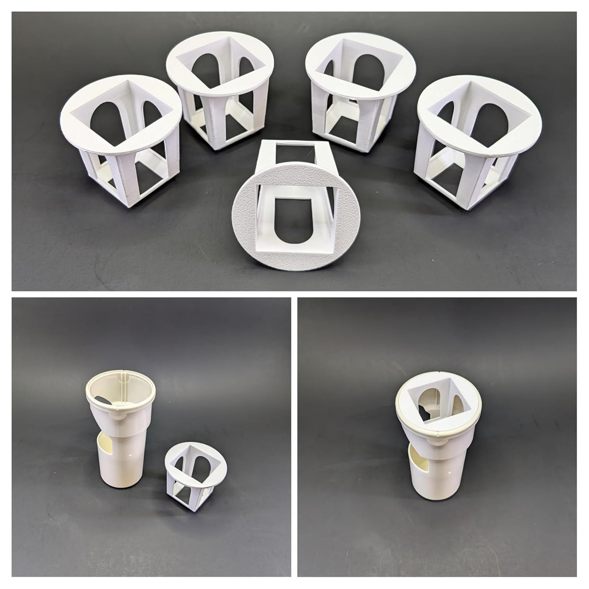 Grow Cubes for Hydroponic System/Compatible with Gardyn (10 Grow Cubes / 10 White caps)