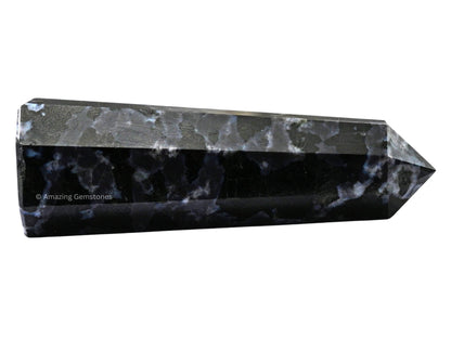 Amazing Gemstone Indigo Gabbro Crystal Towers - Natural Healing Crystal Point Obelisk for Reiki Healing and Crystal Grid (3" to 4" INCH)