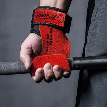 Wrist Straps for Weightlifting for Maximum Grip Support - Lifting Deadlift Strap & Weight Lifting Grips Gloves for Working Out Pull Up Deadlifting & Shrugs
