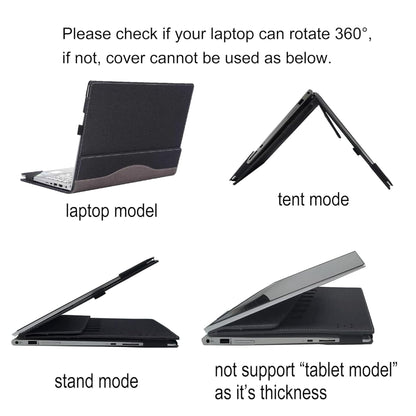 RUNMEIJIA Laptop Cover Case for Dell 14 Plus DB14250/ Pro 14 PC14255/Pro 14PC14250 Series (NOT Working with Other Dell Models). 2-in-1 PU Leather Detachable Notebook Sleeve (Pink)