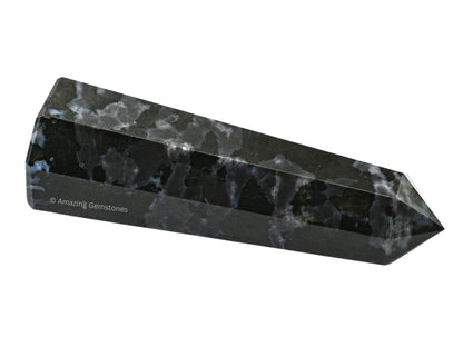 Amazing Gemstone Indigo Gabbro Crystal Towers - Natural Healing Crystal Point Obelisk for Reiki Healing and Crystal Grid (3" to 4" INCH)
