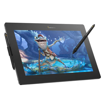 XENCELABS Pen Display 16 Lite, 4K OLED Drawing Tablet with Screen, Portable Graphic Drawing Display with 2 Battery-Free Pens for Windows/macOS/Linux