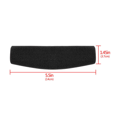Geekria Velour Headband Pad Compatible with Sennheiser HD 598/ 598SE/ 598CS/ 595/569/ 559/558/ 555/518/ 515, Game ONE, PC360, PC373D Headphones, Replacement Band Repair Part (Black)