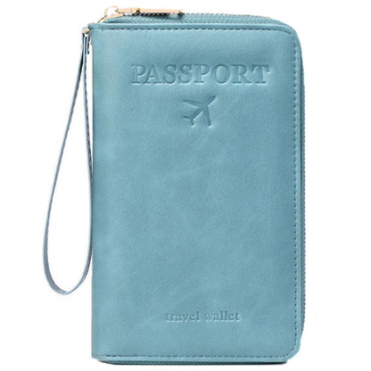 Family Passport Holder for Travel Women and Men RFID Passport Holder with Card Slots Holder Passport Case Passport cover Passport Wallet Travel Essentials and Accessories