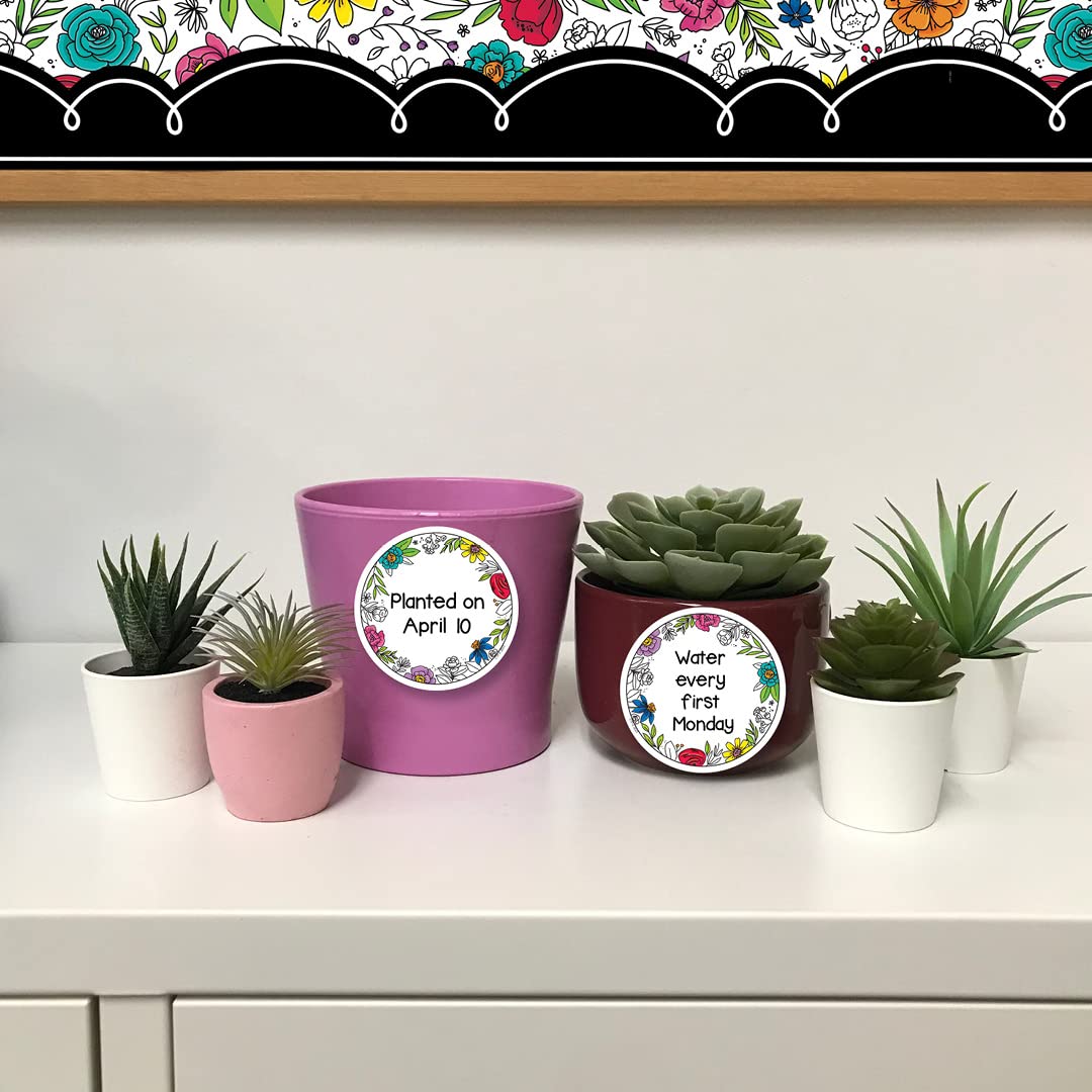 CTP Bright Blooms 3" Cut-Outs Classroom Accents (Creative Teaching Press 10883)