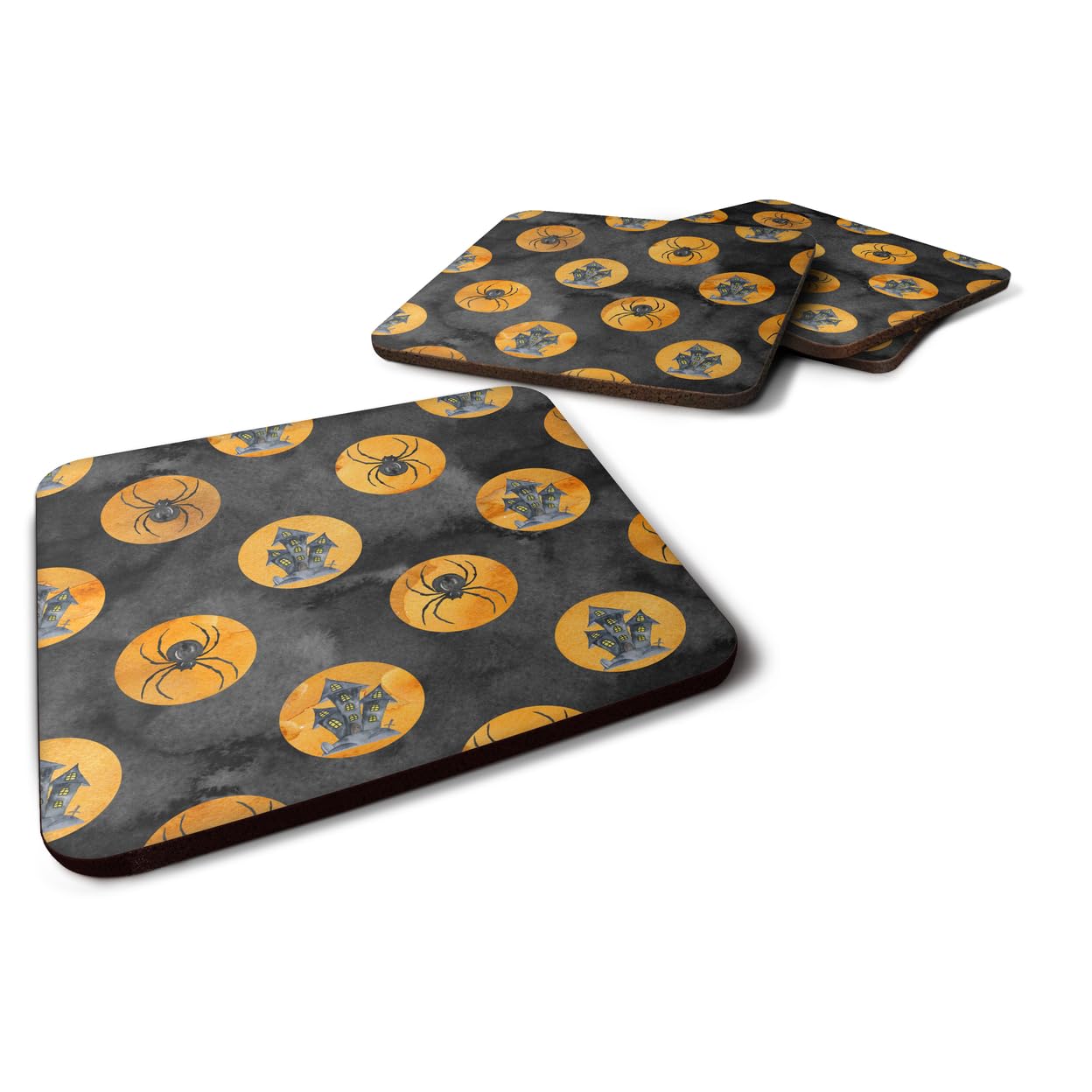 Caroline's Treasures Decorative Coasters, 3.5, Multicolor