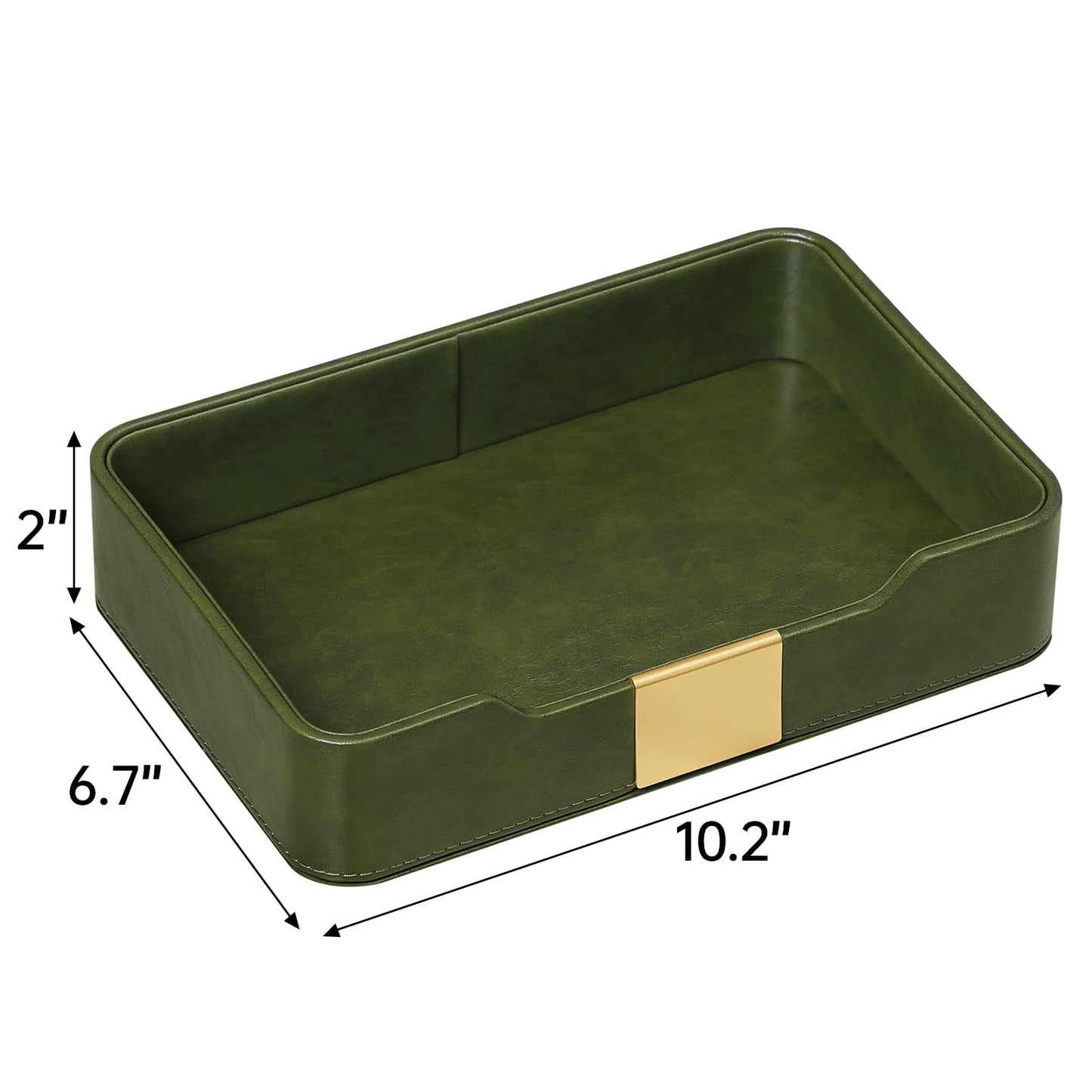 Valet Tray, Nightstand Organizer for Men Women, Key Bowl, Catchall Tray