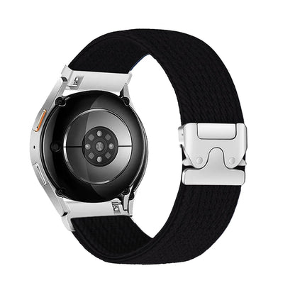 XIDESSEN Braided Nylon Band Compatible with 18mm 19mm 20mm 22mm Quick Release Watch Band, Adjustable Soft Stretchy Elastic Braided Relacement Wristband for Men Women(Watch Band Size=Watch Lug Width)