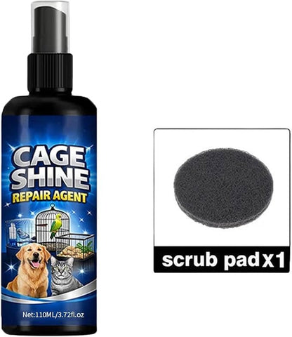 Bird Cage Cleaner Spray, 110ml Droppings Breakdown Solution, Odor Eliminator Pet Bird Cage Cleaner for Professionals, Enthusiasts, Keepers, Adults, Animal Lovers, Breeding Season Hygiene Care Use