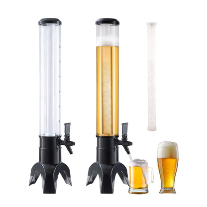 Dongda -Beverage Dispenser - Drink Dispensers for Parties -Perfect Home Bar Accessories - Alcohol, Beer & Liquor Dispenser - Mimosa Tower