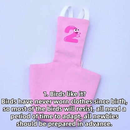 Bird Diaper Protective Parrot Nappy - 6 Pack, Reusable Flight Suit with Waterproof Inner Layer, Washable Cute Urine Wet Suit for Cockatiel Conure Macaw Lovebird (Sulphur-Crested Cockatoo)
