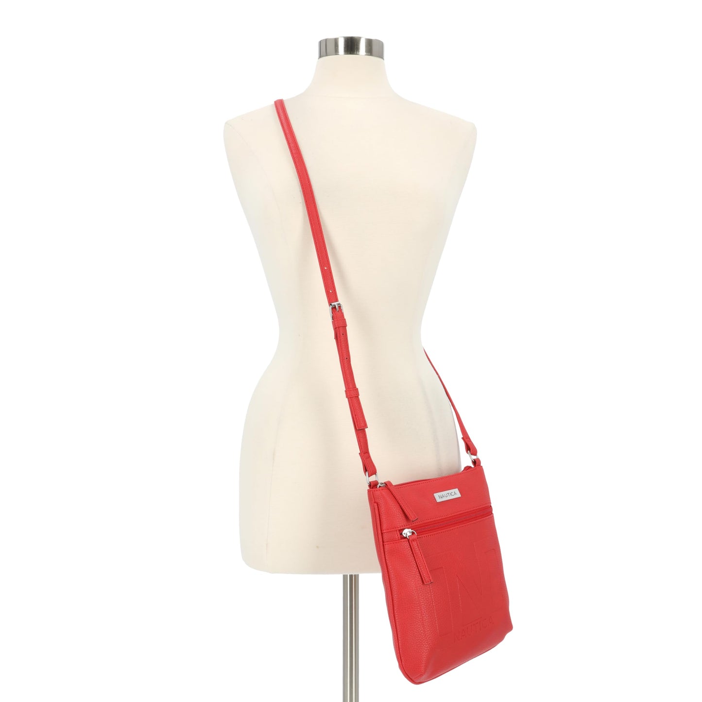 Nautica Lakeside Signature Jaquard North South Crossbody Bag