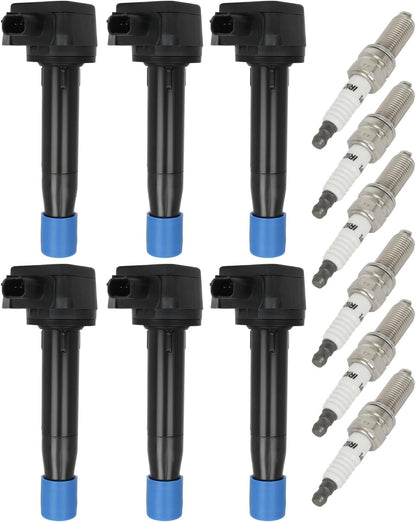 ECCPP 3 ignition coils with 3 iridium Spark Plugs,UF808,coils packs,for Smart Fortwo 2016-2017 0.9L‎224332428R,UF-808