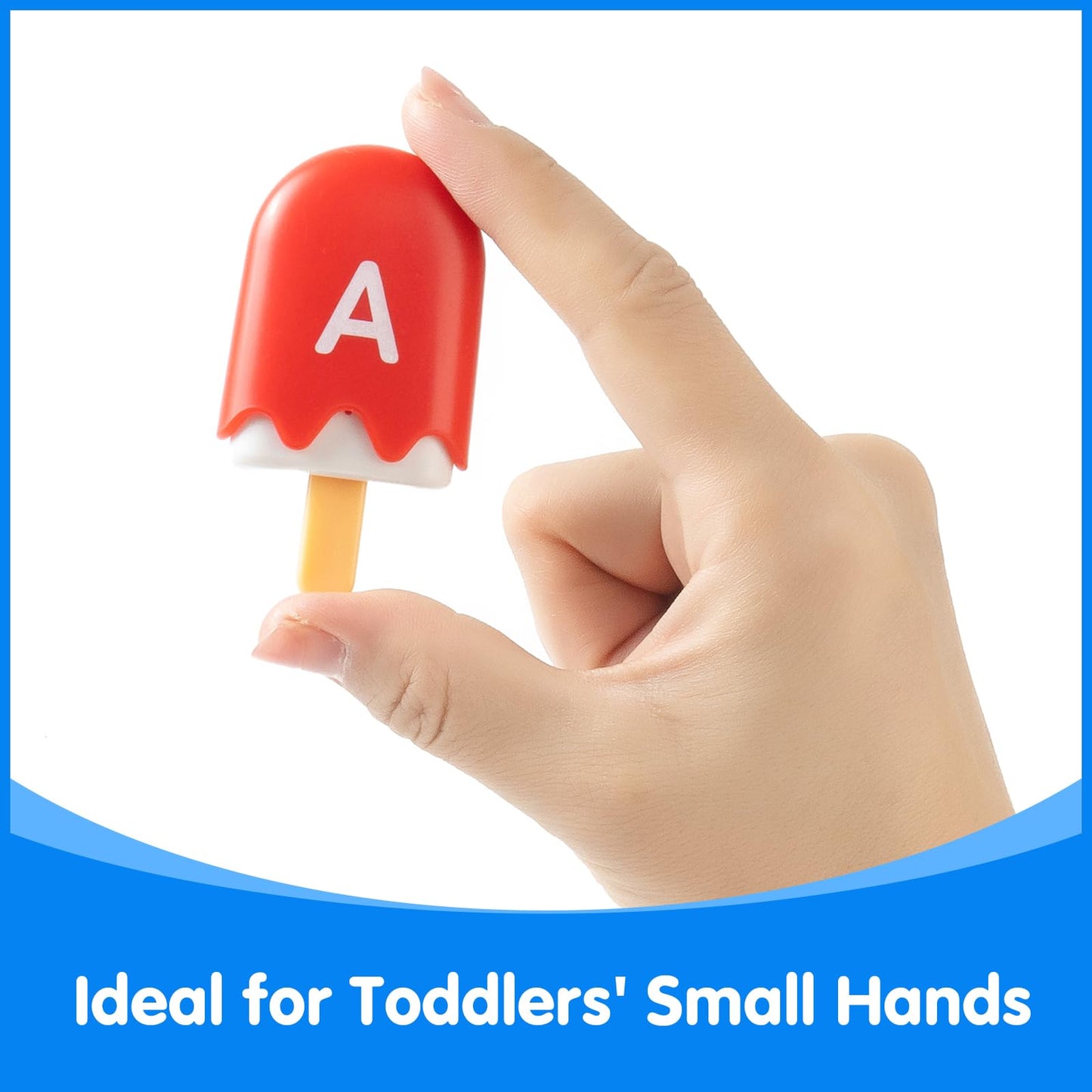 Odoorgames ABC Popsicles – Alphabet Learning Toys, Preschool Educational Toys for Classroom - Fun and Engaging Matching Game